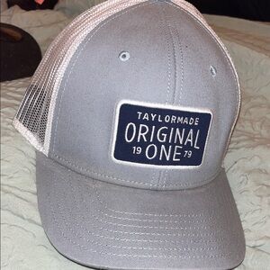 TaylorMade Gray and White Original One Cap